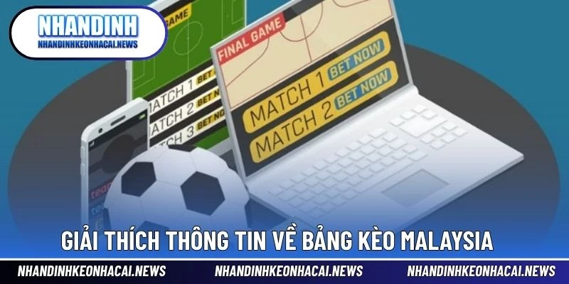 Kèo Malaysia – Dạng Kèo Đặc Trưng Với Tỷ Lệ Âm Dương 4 Giải thích thông tin về bảng kèo Malaysia