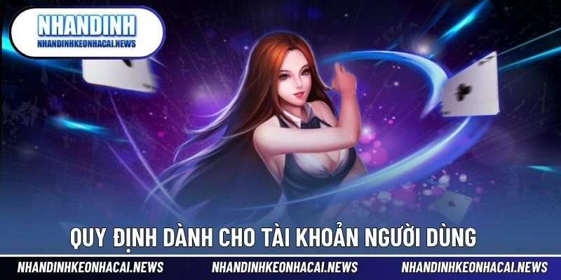 Điều Khoản Và Điều Kiện 2 Quy định dành cho tài khoản người dùng